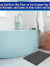 Chenille Bath Mat, Non Slip Bathroom Mat - Image 4